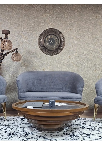 Teddy Takım Gold Kaplama Telli Ayak Çay Seti Koltuk - Berjer , Balkon, Salon, Ofis Gri Renk 40 x 125 Boyut/ebat fiyatları