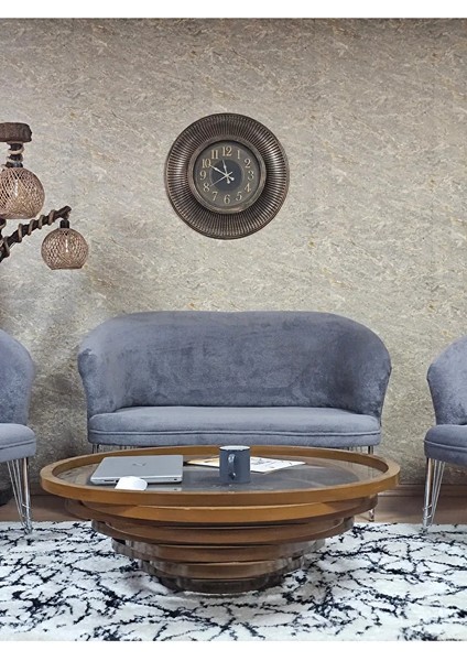 Teddy Takım Krom Kaplama Telli Ayak Çay Seti Koltuk - Berjer , Balkon, Salon, Ofis Gri Renk 40 x 125 Boyut/ebat fiyatları