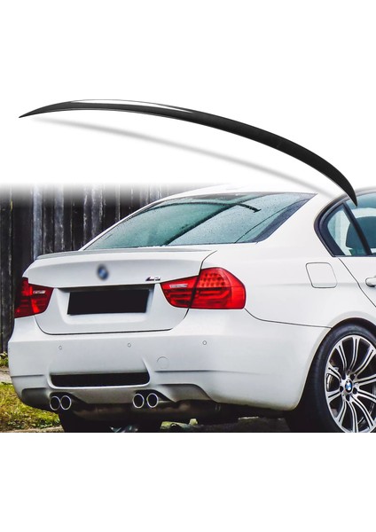 Bmw E90 2006.2012 Parlak Siyah Ince M3 Spoiler