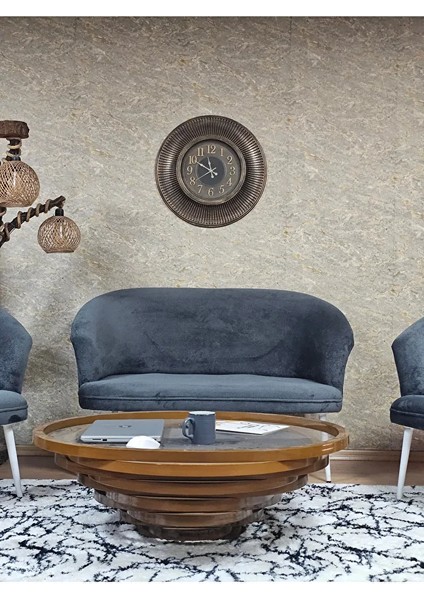 Teddy Takım Beyaz Boyalı Sivriltme Ayak Çay Seti Koltuk - Berjer , Balkon, Salon, Ofis Füme Renk 40 x 125 Boyut/ebat fiyatları