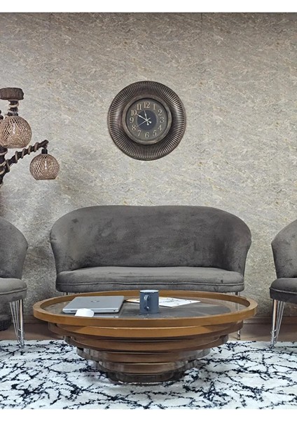 Teddy Takım Krom Kaplama Telli Ayak Çay Seti Koltuk - Berjer , Balkon, Salon, Ofis Kahverengi Renk 40 x 125 Boyut/ebat fiyatları