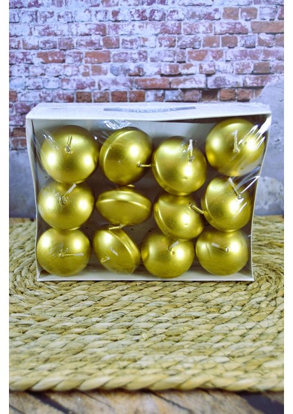 Yüzenen Mum 24 Li Metalik Boya