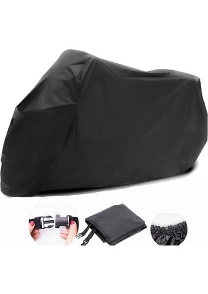 Hero Xpulse 200 Branda Siyah Arka Çanta Uyumlu(Topcase) Motosiket Brandası Motor Örtüsü Çadır Su Geçirmez Motosiklet Kılıfı Motor Brandası,lastikli,taşıma Torbalı indirimleri