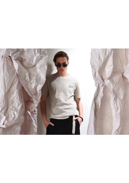 Erkek Waffle T-Shirt