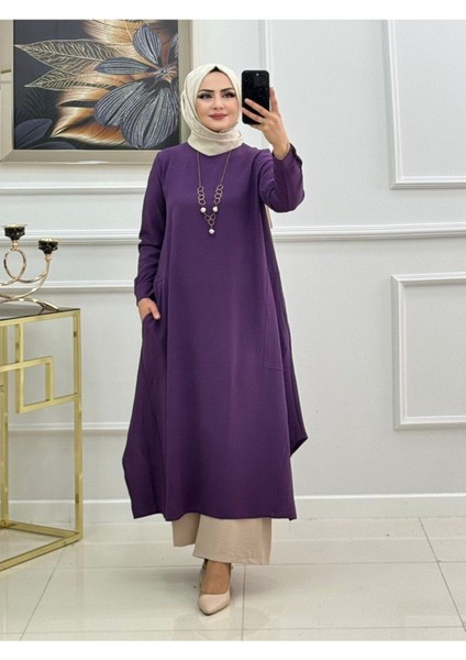 Kadın Tesettür Tunik, Ithal Ayrobin Kumaş