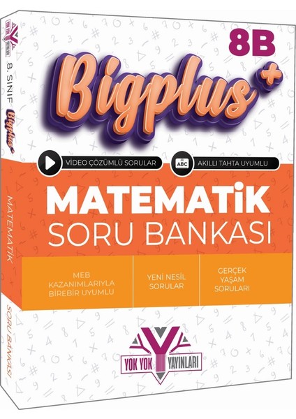 Yeni 8. Sınıf Lgs Matematik Soru Bankası Bigplus - 2025 Basım - 500 Adet Soru