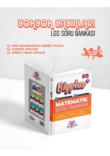 Yeni 8. Sınıf Lgs Matematik Soru Bankası Bigplus - 2025 Basım - 500 Adet Soru fiyatları