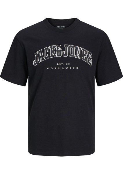 Jjecaleb Varsıty Tee Ss O Siyah Erkek Çocuk Kısa Kol T-Shirt fiyatları