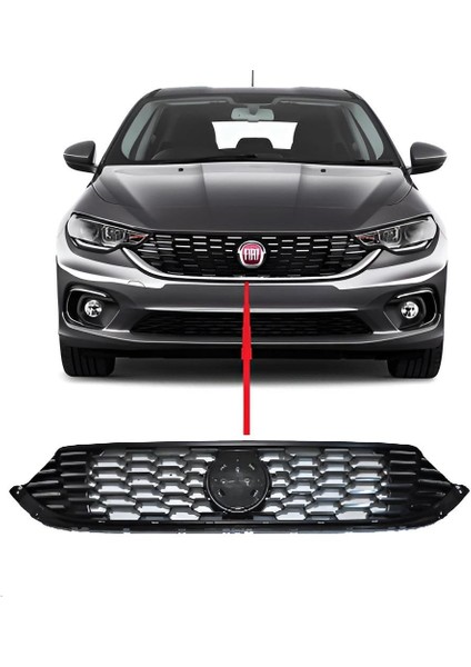 Fıat Egea Ön Panjur Izgarası krom Nikelajlı 735642866 fırsatları