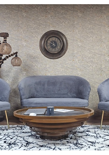 Teddy Takım Gold Kaplama Sivriltme Ayak Çay Seti Koltuk - Berjer , Balkon, Salon, Ofis Gri Renk 40 x 125 Boyut/ebat fiyatları