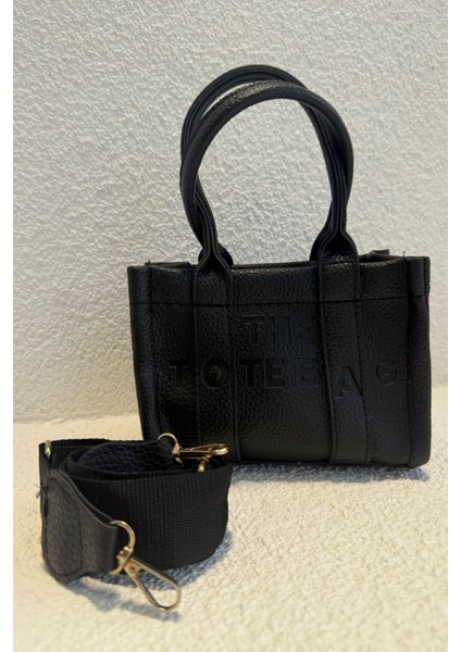 Mini Boy Tote Bag Çanta Siyah fırsatları