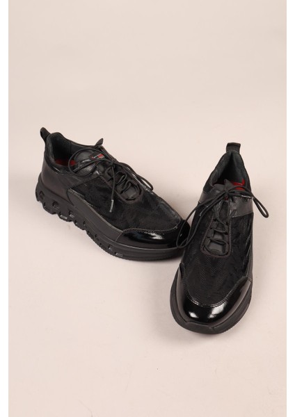 Baskı Detaylı Garnili Erkek Casual Ayakkabı S