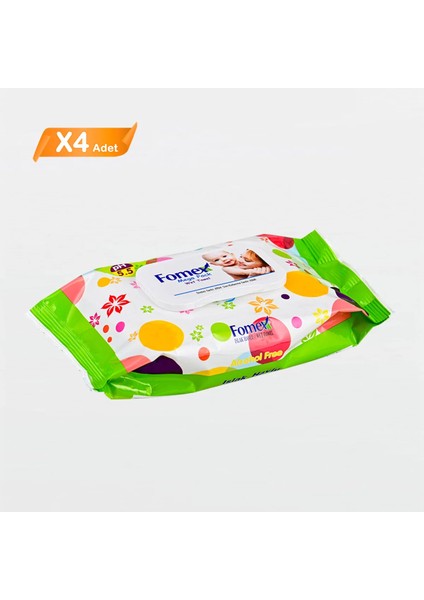 Islak Mendil 72 Yaprak 4 Adet fiyatları