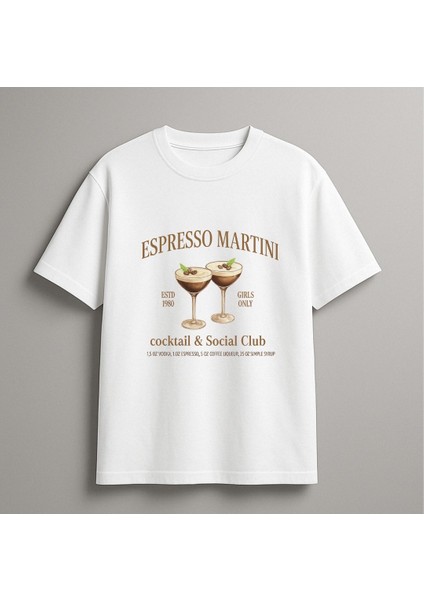 Veloré Club Only Oversize Baskılı Unisex Tişört