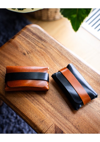 El Yapımı Minimalist Gerçek Deri Cüzdan modelleri