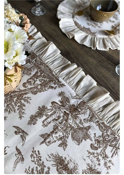 Fransız Soylusu Fırfırlı Vintage Yeşil Runner modelleri