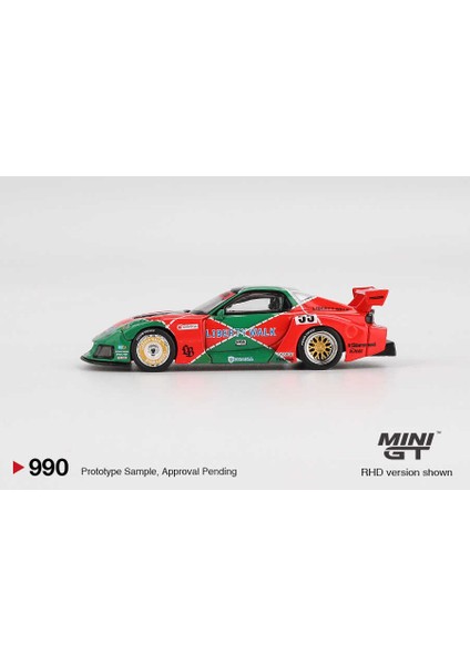 1:64 Mazda Rx-7 Lb-Super Silhouette 787B Diecast Model Araba modelleri