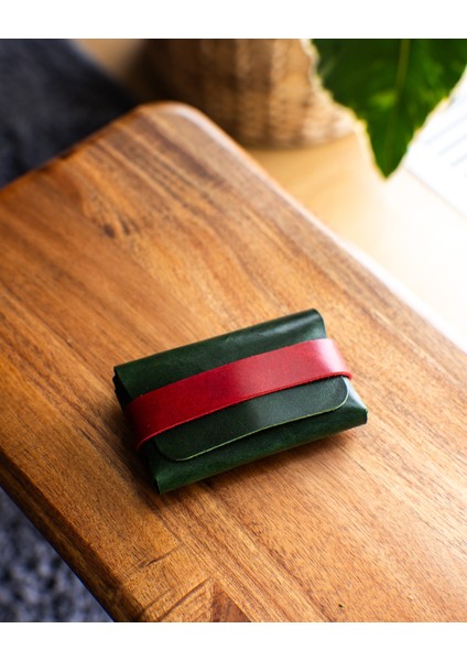 El Yapımı Minimalist Gerçek Deri Cüzdan fırsatları