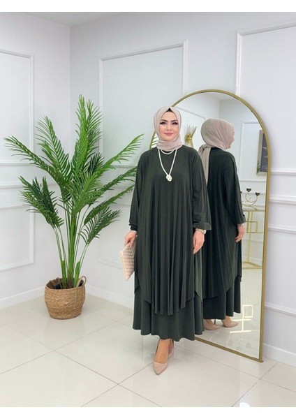 Kadın Tesettür Takımı 2'li Takım Etek & Tunik