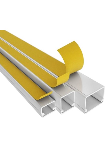 16X16 Yapışkanlı Kablo Kanalı 4 Boy 8 Metre