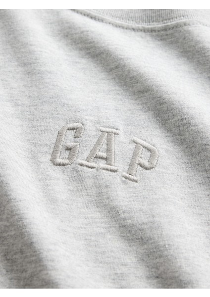 Erkek Gri Everyday Soft Gap Mini Logo T-Shirt modelleri