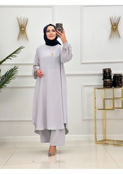 Kadın Tesettür 2'li Takım Tunikli & Pantolonlu