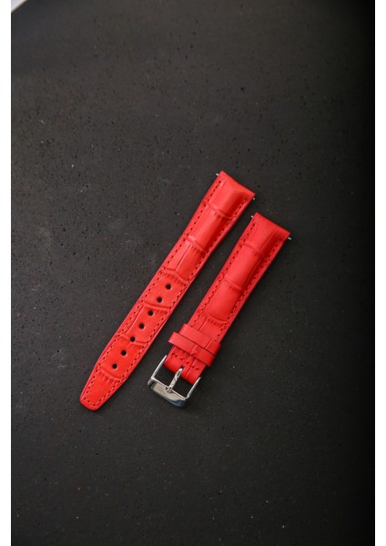 Hakiki Deri 18MM Akıllı Pimli Saat Kordonu