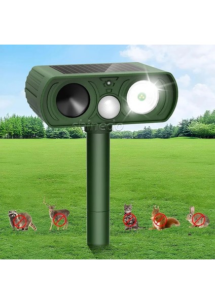 Güneş Enerjili Hayvan Kovucu Işıklı Sensörlü Domuz,tilki,kedi,köpek,fare,yılan,akrep,böcek Kaçırıcı