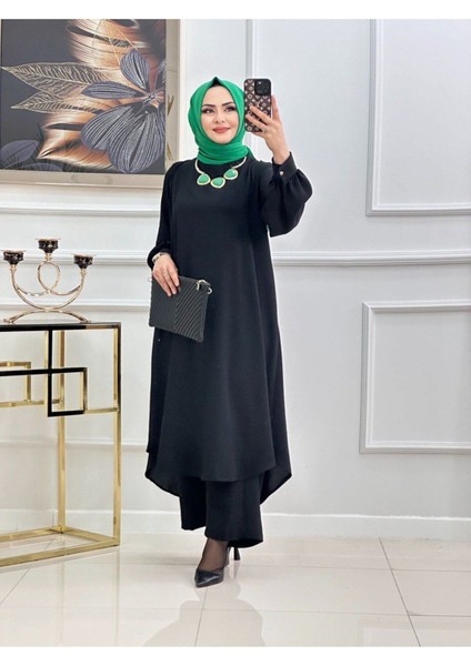 Kadın Tesettür 2'li Takım Tunikli & Pantolonlu