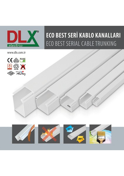 25X16 Yapışkanlı Kablo Kanalı 4 Boy 8 Metre fırsatları