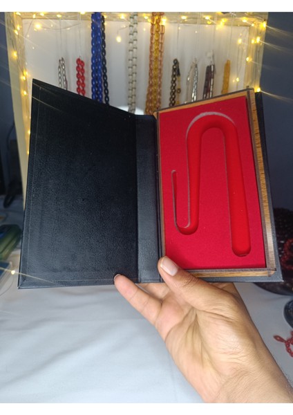 Deri Gömmeli Tesbih Kutusu modelleri