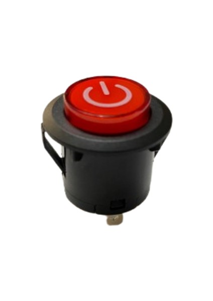 Buton On-Of Kalıcı 3 Bacaklı 26 mm 1 Adet--76--