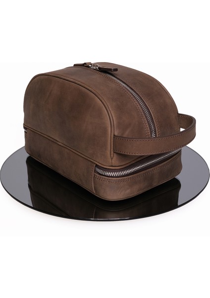 Kangaroo Kıngdom Seyahat Organizatörü Portföy El Çantası Hakiki Deri Crazy Horse Camel 6577-ZKC fiyatları