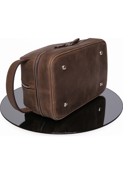 Kangaroo Kıngdom Seyahat Organizatörü Portföy El Çantası Hakiki Deri Crazy Horse Camel 6577-ZKC fırsatları