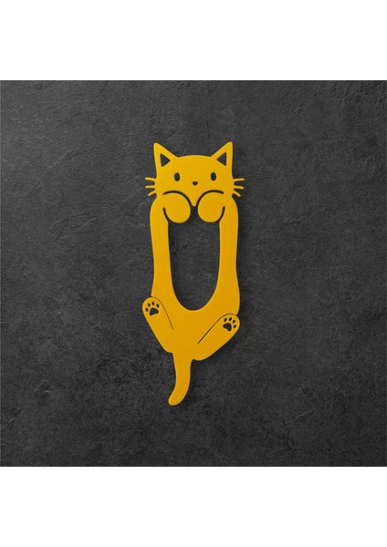 Meraklı Kedi Figürlü Ayraç