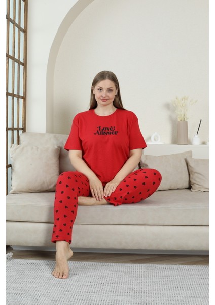 Büyük Beden Kadın Penye Pijama Takım modelleri