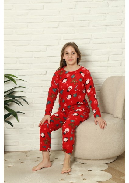 Çocuk Kışlık Kaliteli Polar Pijama Takımı