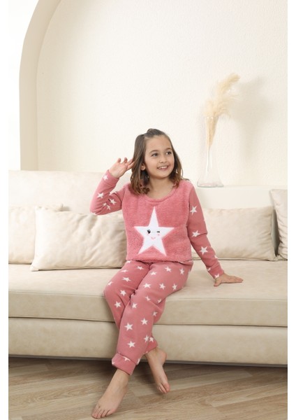 Kışlık Polar Yıldızlı Çocuk Pijama Takım fiyatları