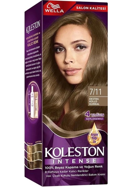 Koleston Intense Saç Boyası 7/11 Ekstra Küllü Kumral - Salon Kalitesi modelleri
