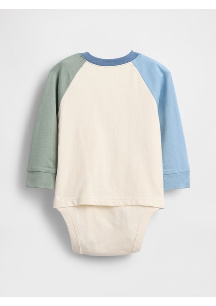 Bebek Mavi Shirt Bodysuit fiyatları