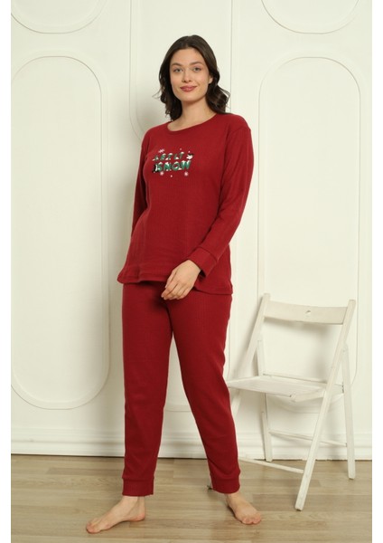 Kışlık Fitilli Interlok Pijama Takım modelleri