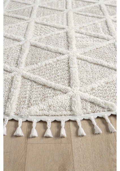 Beyaz Bej Yumuşak Yuvarlak Yıkanabilir Dokuma Halı Çocuk Odası Oturma Odası Salon Halısı Yuvarlak fiyatları