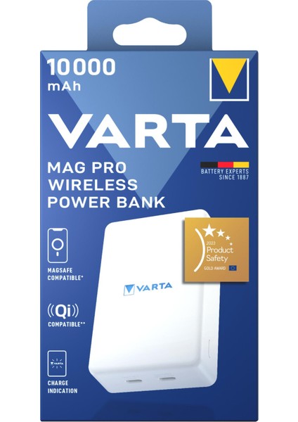 Mag Pro Kablosuz Powerbank 10000 Mah,Beyaz