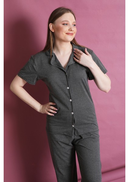 Düğmeli Yazlık Pijama Takım fırsatları