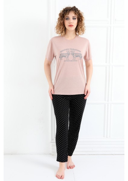 Yazlık Kalpli Pijama Takım modelleri