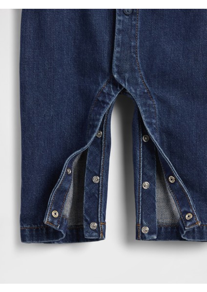 Bebek Lacivert Denim Bear Logo Tulum modelleri