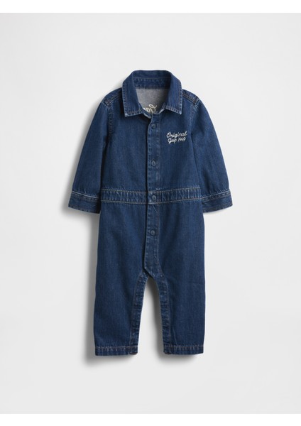 Bebek Lacivert Denim Bear Logo Tulum indirimleri