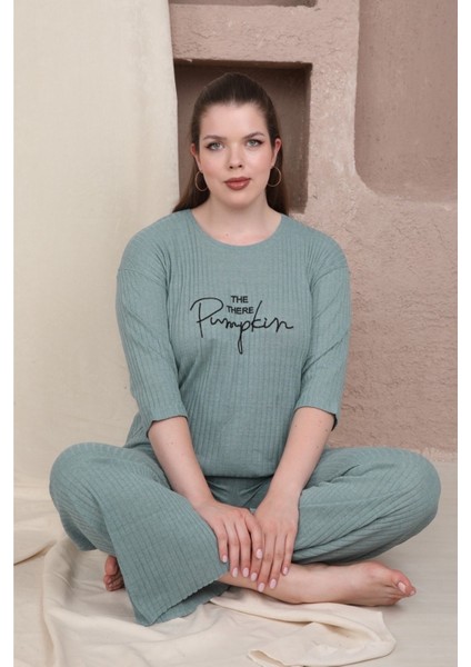 Mint Büyük Beden Pijama Takım
