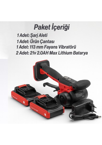 Şarjlı Fayans Vibratörü Vibratoru Makine Aracı Cihaz Lithium Titreşimli Döşeme Seramik Mermer Granit fiyatları