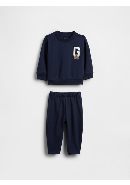 Bebek Lacivert Vintagesoft Varsity Logo Sweat Set